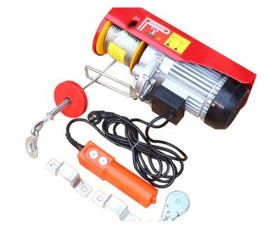 China Lifting Goods Mini Electric Wire Rope Hoist, 110/220v Electric Crane, Pa500kg Mini Electric Hoist for sale