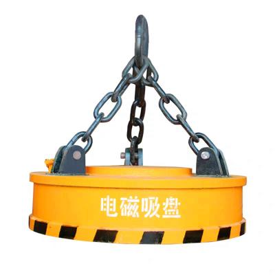 China Safety Elevator Permanent Magnetic Lifter, Circular Lifting Electric Magnet for Crane, 5 Ton Lifting Magnet for sale