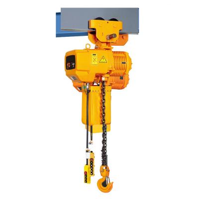 China Safety Elevator Chain Hoist Electric And Chain Hoist 5 Ton , 5 Ton Electrical Chain Hoist With Trolley And Hook for sale