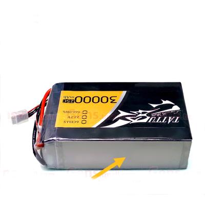 China Agriculture Bumblebee TATTU Fast Charging TATTU 30000mAh 25C 22.2V 6S1P Lipo Intelligent Battery For Agriculture Bumblebee for sale