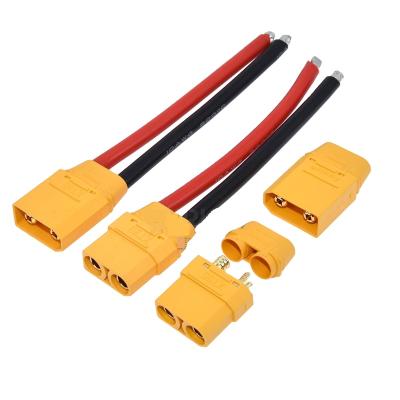 China RC XT90 Automotive Plug with 10AWG 10cm Male Plug Gold Plated Charging Adapter Transfer Female Connector for RC Lipo Battery for sale