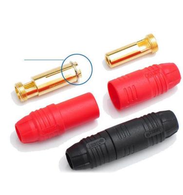 China Spark Proof Mass Gold Bullet AS150 Male Female Connectors Plugs 7mm Sparkproof Connector For RC Battery for sale