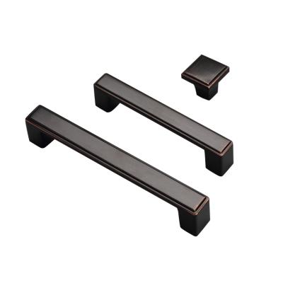 China Cabinet Filta Hardware Oil Rubbed Bronze Modern Furniture Door Pull Handle Knob 3219 for sale