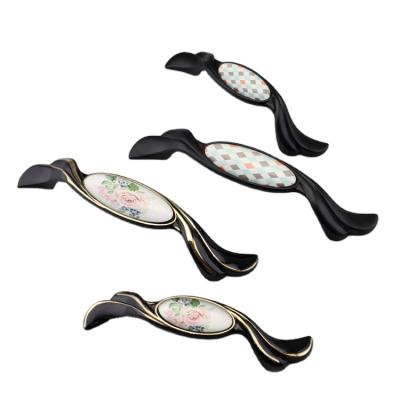 China Contemporary Classic Kitchen Furniture Accessories Ceramic Cupboard Pull Handles 5251 for sale