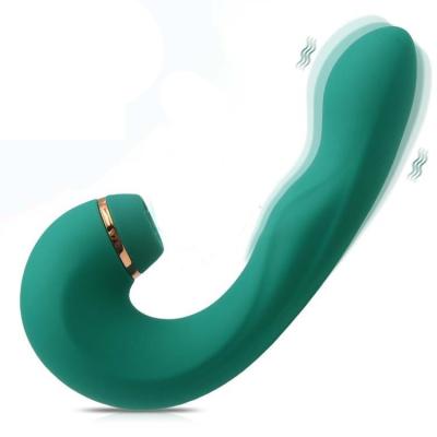 China Green Waterproof Suction Clitoris Sucker Vibrator Cat Powerful Sucking Nipples 10 Frequency Vibration/5 Vibrating Sucker Sex Toys for sale