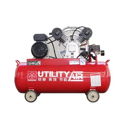 China Lubricated 1.5kw 2hp Mini Mobile Cheap Piston Air Compressor For Spray Paint Airbrush for sale