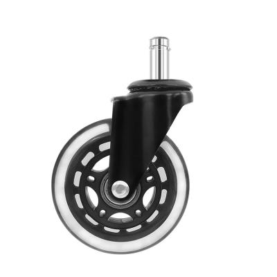 China Other office chair caster wheels (set 5) heavy duty and safe for all floors including hardwood replacement for office flooring for sale