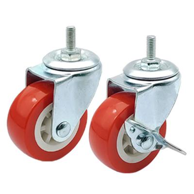 China 1.5 other 2 2.5 3 wheelsFourwheelframeUniversalfixedslidingsmalltransport casters 4inchcasters2inchrotatingfurniturecastersHandcart for sale