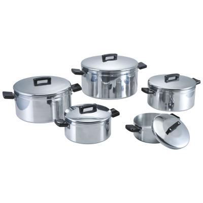 China Sustainable Aluminum Pot Set Cookware For Restaurant for sale