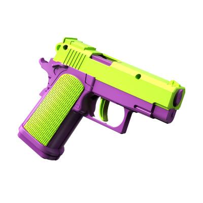 China Mini pistol adult decompression toy gravity radish grab for sale