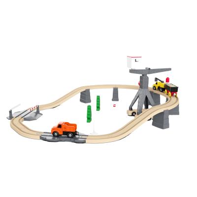 China Hot Sales Railway Remote Control Trains Blocks High-tech Blocks Track Kits Unisex for sale