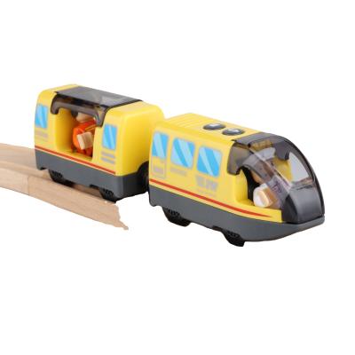 China High Quality Wood Magnetic Thomas Train Wood Railway Helicopter Car Truck Accessories Toy Mini DIY Car For Kids Fit Biro Tracks for sale