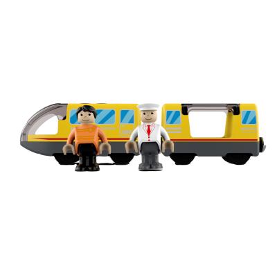 China High Quality Wood plastic toy train manufacturers Truck Accessories Toy Mini DIY Car For Kids Fit Biro Tracks for sale