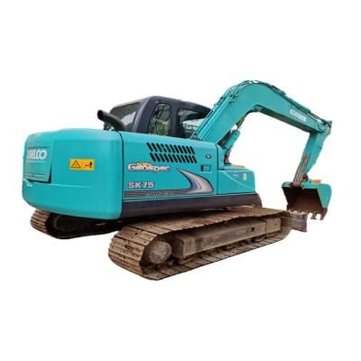 China Hotels Used Kobelco SK75-8 Mini Excavator Sale Japan Used KOBELCO Excavator for sale