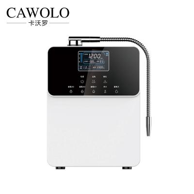 China Hotel hydrogen alkaline water machine Japan import best hydrogen water machine kangen made for sale