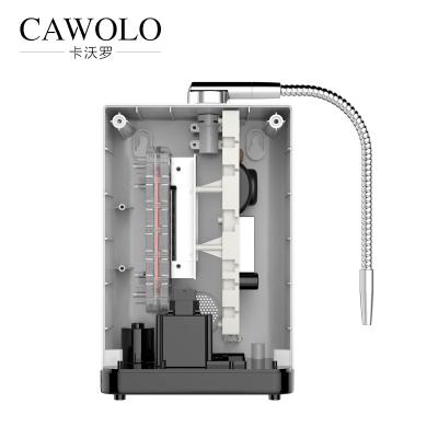 China Cawolo Hydrogen Hotel Alkaline Panel Water Ionizer 2022 Touch Control Alkaline Water Ionizer New Design for sale