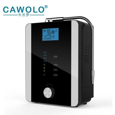 China Hotel Japan platinum coating water ionizer 11 plates cawolo-808D titanium alkaline water ionizer for sale