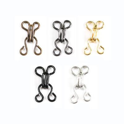 China Nickel Free Custom Zinc Alloy Pants Rivets Button Hook And Pants Eyes for sale