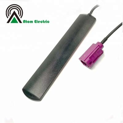 China ABS Flat GSM 2G 3G 2.4GHz Blade Patch Adhesive Sticking Pad 3m Cable SMA FAKRA Antenna for sale