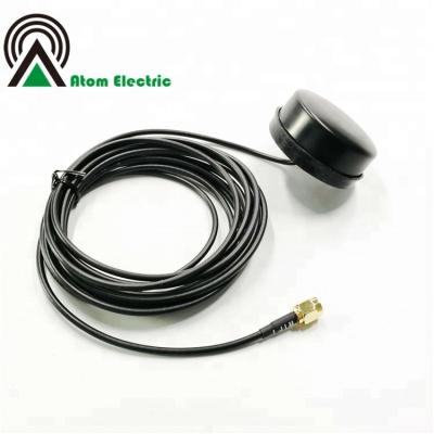 China 5.8 5ghz dual band wifi antenna 2.4ghz omni directional antenna round puck 2.4 with SMA connector screw mount 46dia*14 mm for sale