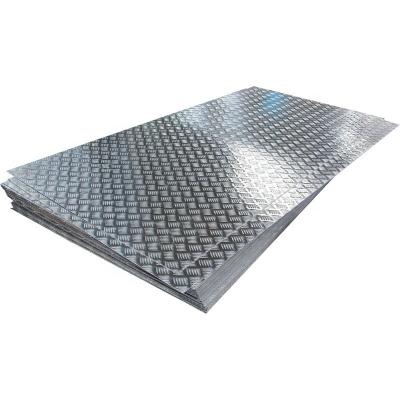 China Outstanding Embossed Aluminum Container Plate Diamond Checker Plate Roll Sheets 4-12M Length Meters for sale