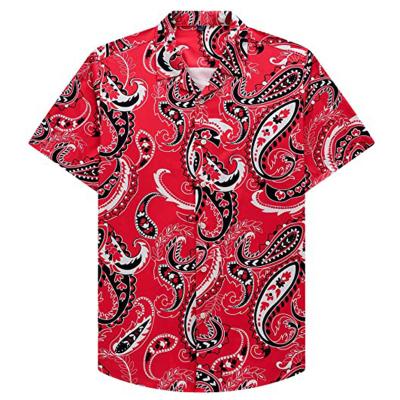 China Anti-pilling Hawaiian Shirt Custom Made For Men's Hawaii Shirt for sale