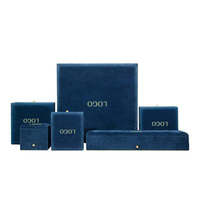 China Fashion Jewelry Luxury Packaging Gift Jewelry Boxes for Pearl Necklace and Luxury Velvet Set Box Earrings Bracelet Jewelry Box for sale