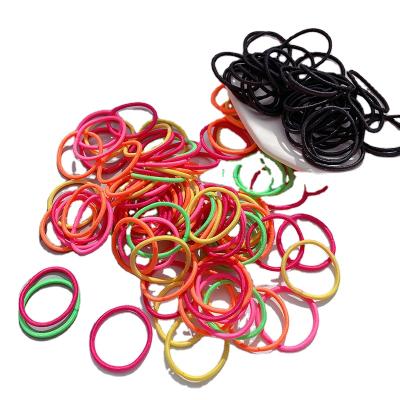 China Fashion durable bright silk elastic band / factory supply simple direct hair circle excellent quality a small for sale