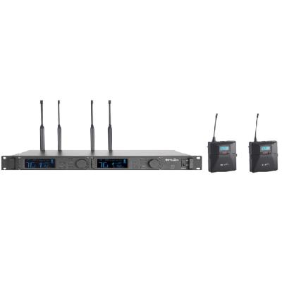 中国 HY-U1912MT Wireless lavalier Microphone System stage performance UHF wireless microphone 販売のため