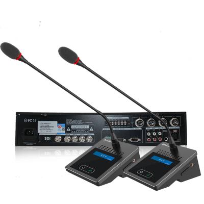 China Professional Gooseneck Wired Conference Microphone System Black Aluminum Alloy for sale