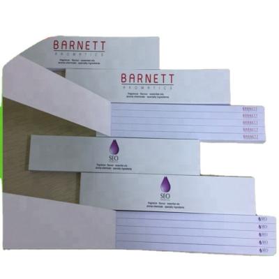 China paper & Cardboard New Arrival Hot Selling Customized Scent Tester Strips With LOGO Printing, M-110 for sale