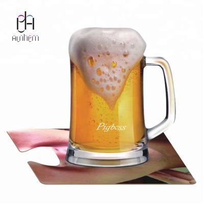 China Sustainable Newcomer Customized Beer Paper Coaster Funny Face Mat, M-959 for sale