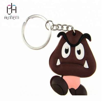 China Promotion & Cute PVC Ring Key Chain Custom Soft Decoration PVC Soft Rubber Key Chain, Rubber Key Chain, Silicone Key Chain, M-1215 for sale