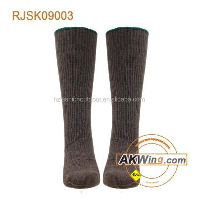 China Brown Socks Antibacterial Government Akwing Wool Military Issue Wool Military Boots Boots RJSK09003 for sale