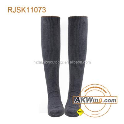 China Government / Army Acrylic Antibacterial Issue Wool Socks Winter Military Socks Long Boots Socks for sale