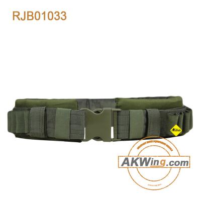 China Polypropylene Fiber Military Issue Belt Police Tactical Belt Olive Green Army Web Belt For Security for sale