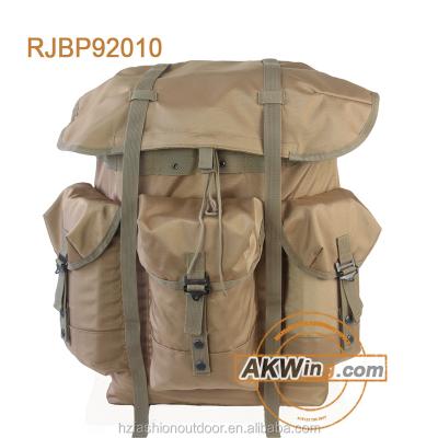 China 600D Polyester Oxford Large Size Khaki Color ALICE Backpack Alice Pack Qatar G.I Military Backpack ALICE for sale