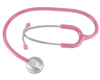 China Metal manufacturer good quality zinc luxury back single head medical stethoscope for sale