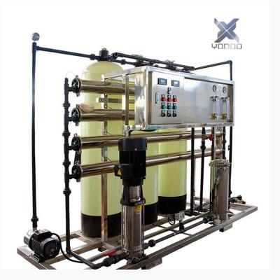 China Custom Printing Beverage Logo Water Filter System Reverse Osmosis Commercial Plant Pure Water Purification System for sale