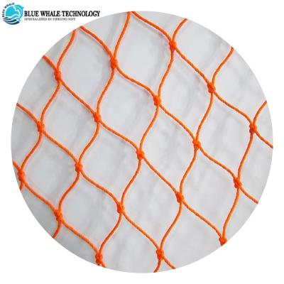 China Decorative multifilament catwalk EU standard safety fish fishing net for shrimp trawl for sale