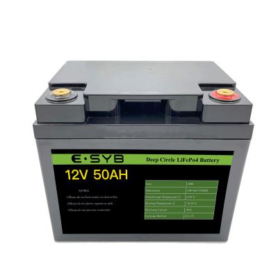 China LIfepo4 12V 50ah 100ah 200ah 300ah LFP Solar Battery Pack 50Ah for sale