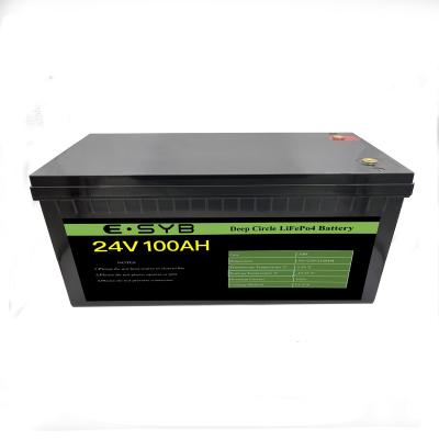 China Deep Cycle Battery 24V Customize Lithium Phosphate Battery 24V 50Ah 100ah 150AH Lifepo4 Battery Pack For Solar Power Systems for sale