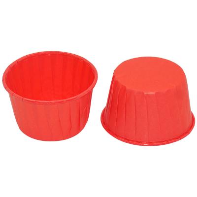 China Disposable Paper Cups Pudding Baking Paper Cupcake Cupcake Wrappers Oil-proof Liners Disposable Paper Cups for sale