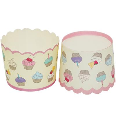 China Wholesale Disposable Celebration Gift Waterproof Paper Baking Cake Cups Muffin Cup / Disposable Cupcake for sale