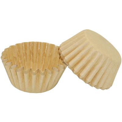 China Striped Round Paper Cupcake Mini Snacks Baking Cups Disposable Modern Style Buns PET Film for sale