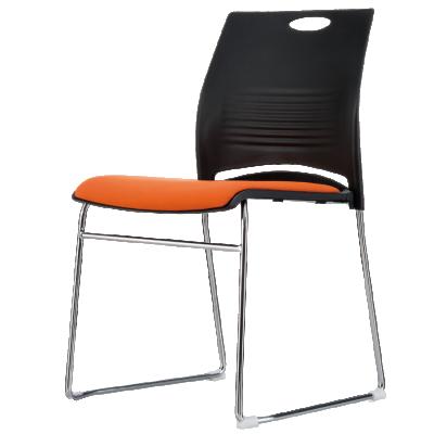 China SL-1663B garden chair galvanized stackable solid steel seat plastic chair with cheap price for sale