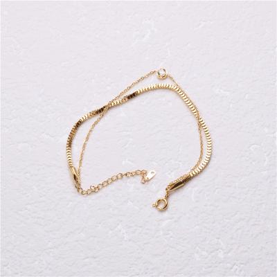 China Fashion Crystal Gold Plated Girls Jewelry Multi Layers Bracelets Women Waterproof Two for sale