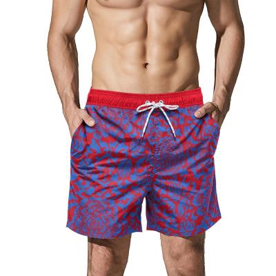 China 2022 Wholesale Custom Anti-Wrinkle Men Design Funky Floral Swim Trunks Swimwear Board Shorts With Polyester Fabric For Summer Vacation ST-FLD03 for sale