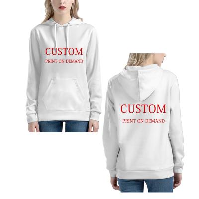 China 2021 Custom Logo Blank Pullover Women's Hoodie Solid Color Oversized Women's Sports Hoodie Wholesale Anti-shrink for sale