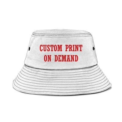 China 2021 High Quality Custom Wholesale Factory Beach Hat Character Fisherman Hats Custom Logo Custom Pattern Bucket Hat for sale